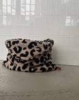Kuschelschlafsack Teddy LEO Beige / Schwarz: S/M (75cm x 75cm)
