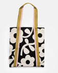 Caroline Gardner Shopper Mono Flower