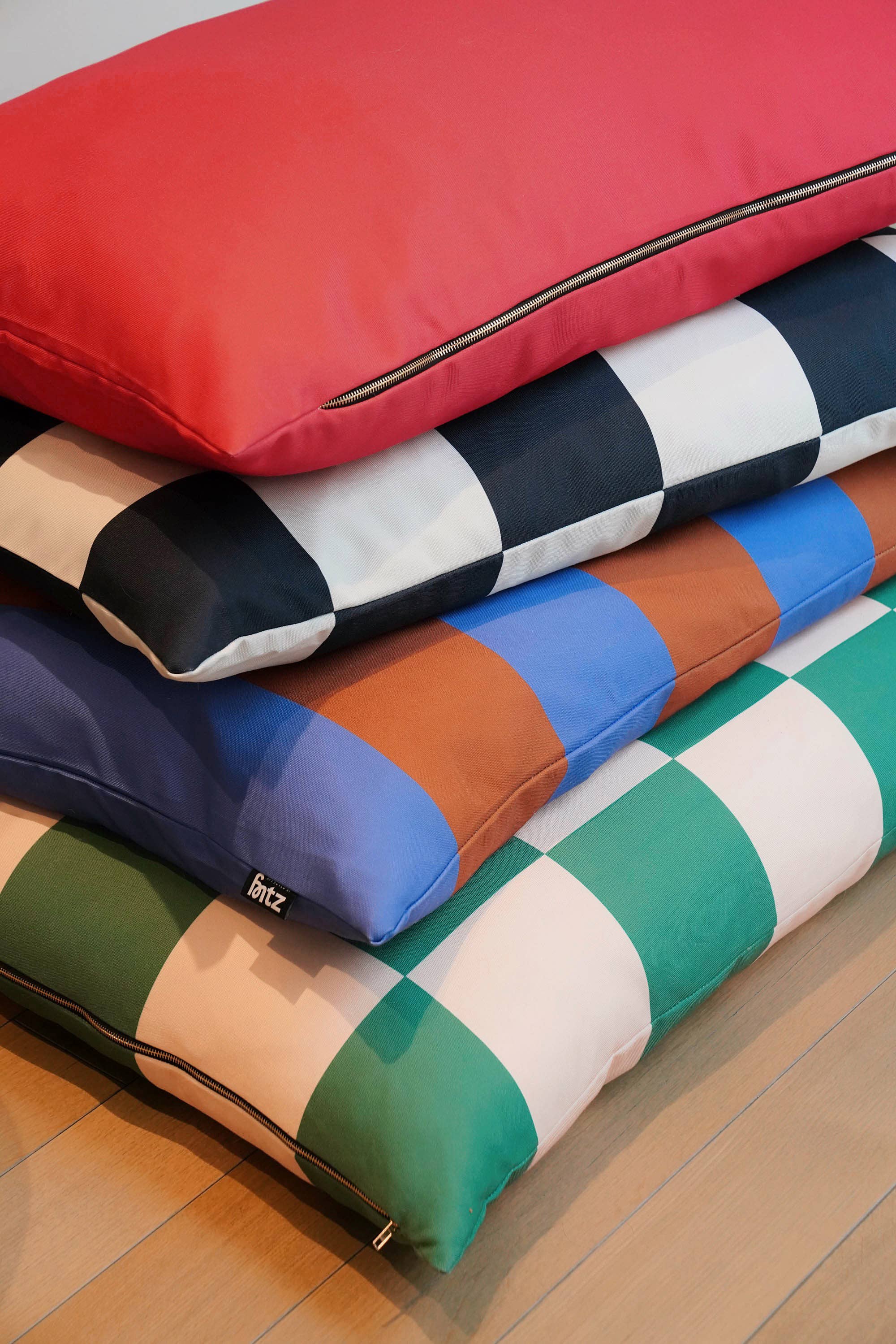 Hundebett The Fritz Bed Grande – Grün Kariert