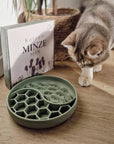 Ne&no® Anti-Schlingnapf / Schleckschale für Hunde & Katzen: Stone Grey