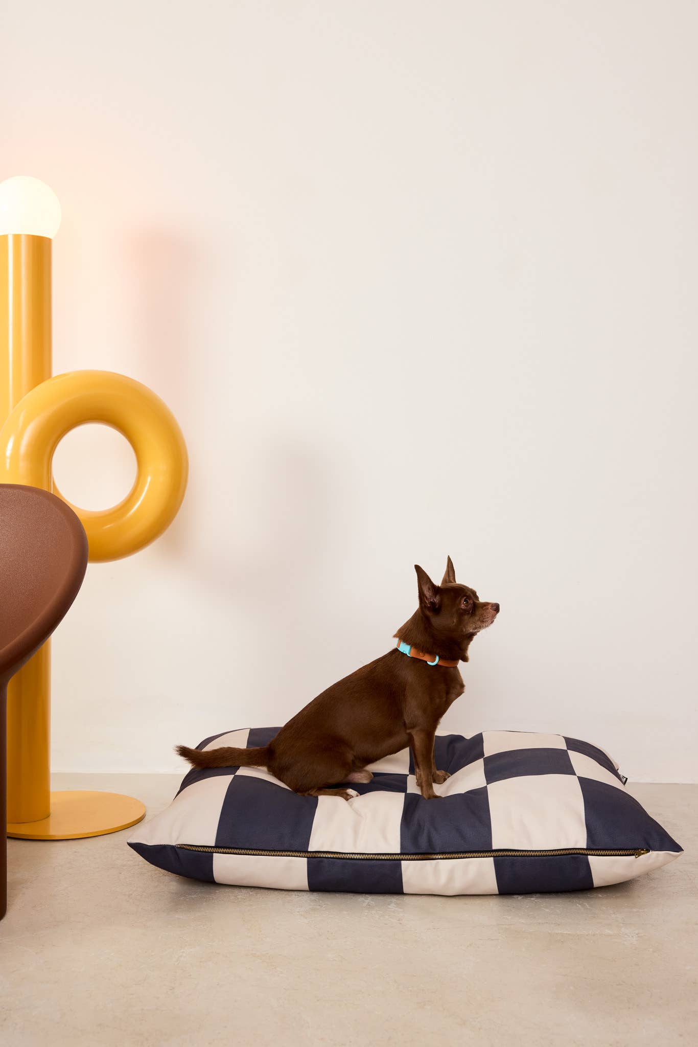 The Fritz Bed Standard dog bed, green checkered