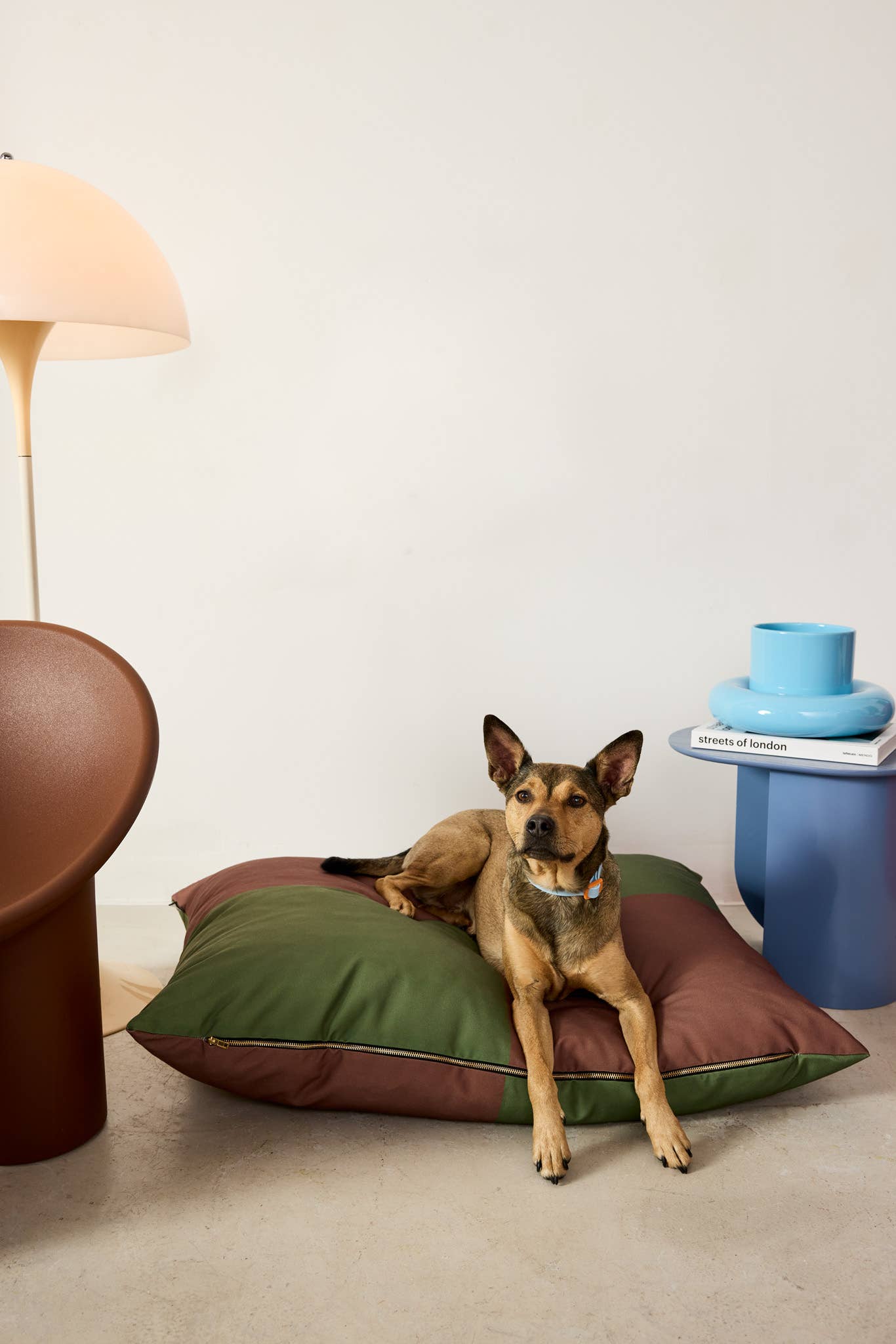 Hundebett The Fritz Bed Standard Schwarz kariert