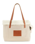 Dog carrier bag and personal bag Liiva beige