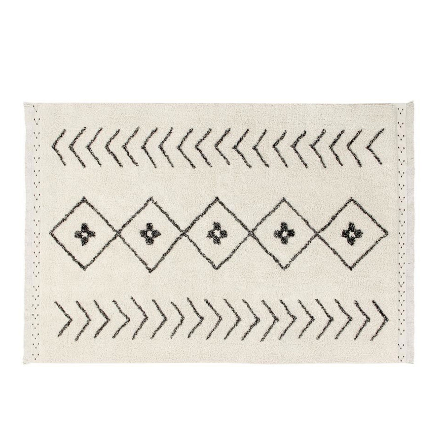 Berber carpet washable Rhombs