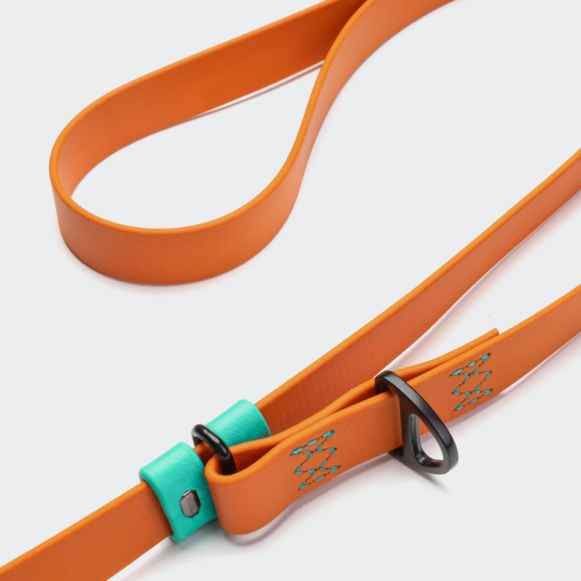 Freihandleine BioThane Ipanema Orange-Aqua