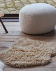 Tapis lavable Wooly Beige