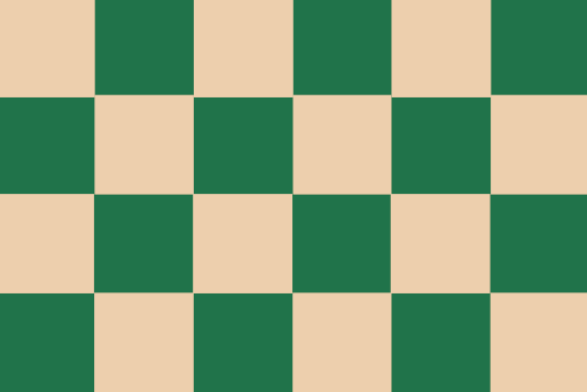 The Fritz Bed Standard dog bed, green checkered