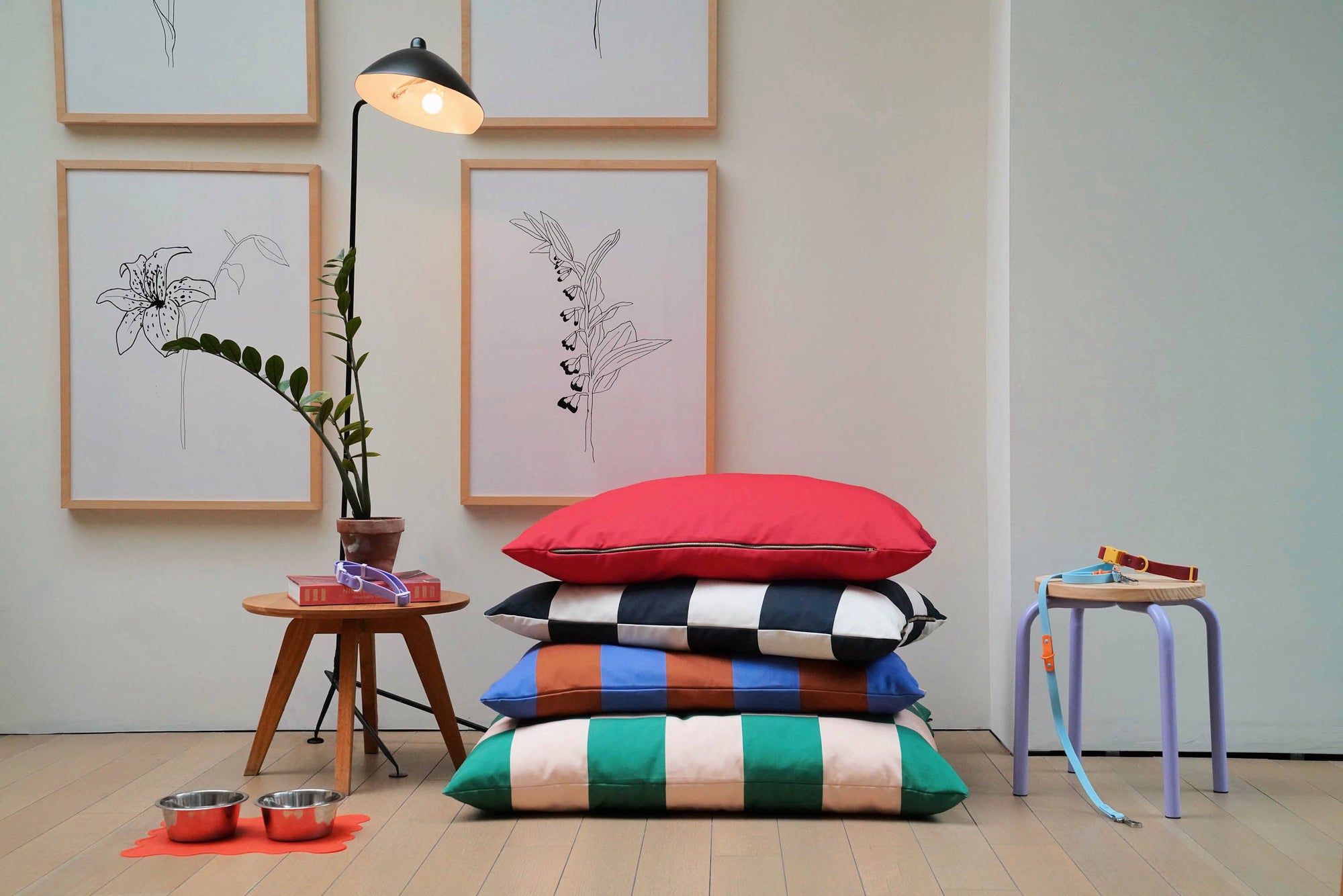 Hundebett The Fritz Bed Grande – Striped