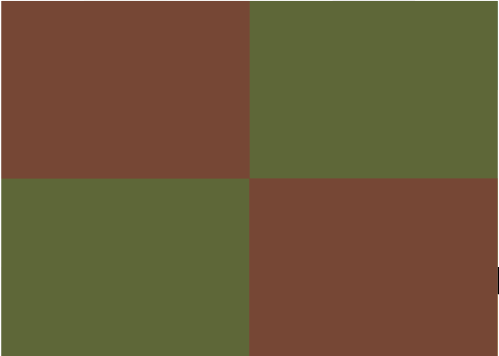 The Fritz Bed Standard dog bed, green checkered