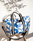 Caroline Gardner Weekender Blue Floral Canvas