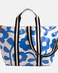 Caroline Gardner Weekender Blue Floral Canvas