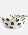 Caroline Gardner Schale Frilly Mono Dots
