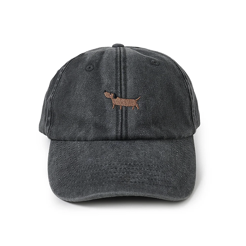 Cap DACKEL Vintage Anthrazit