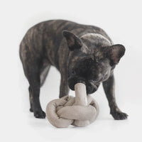 Dog toy with bell Nounou grey