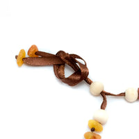 Amber necklace Bombacio EM tick collar