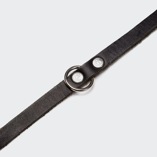 Dog leash Riverlino with hand strap Black