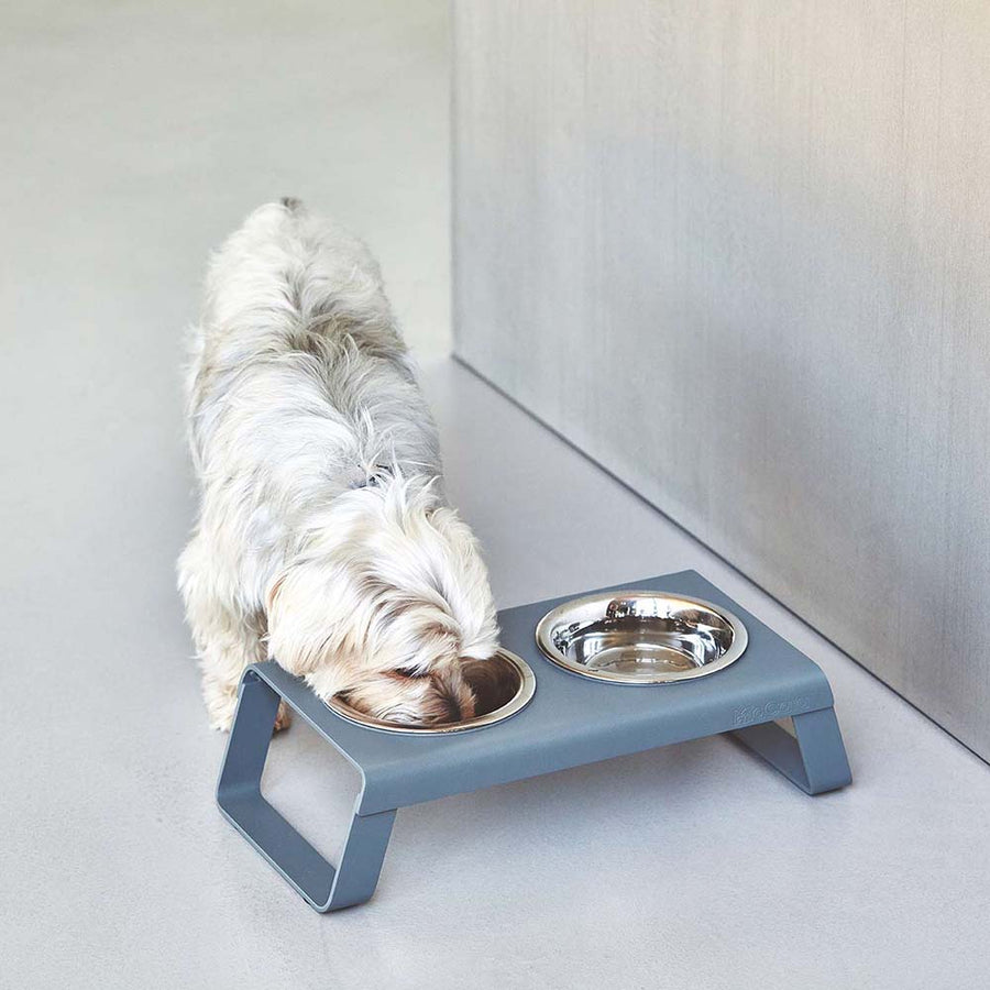 Bowl stand Desco powder-coated in Nordic design in grey