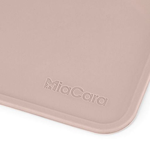 Tova dog bowl mat nude / pink made of food grade silicone (LFGB standard)