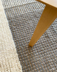 Wool rug washable Kaia Smoke Blue