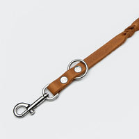 Dog leash Riverlino with hand strap camel / light brown