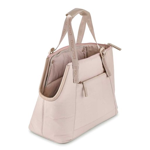 Dog carrier bag Sporta Nude / rose with lots of smart details