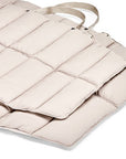 Strada travelBed Greige / light gray - beige with extra comfort and a puristic look