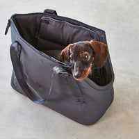 Hundetragetasche Sporta Asphalt / grau mit vielen smarten Details