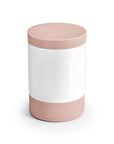 Boîte à friandises Coppa Nude / rose en porcelaine avec détails en silicone
